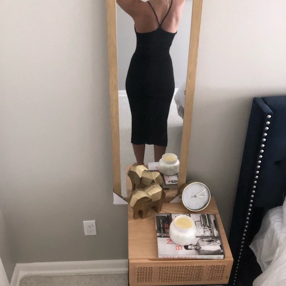 Wildflower Black knit midi dress NWT - Picture 4 of 9